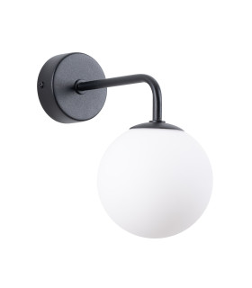 Astral Minimalist Globe Wall Lamp Black-1