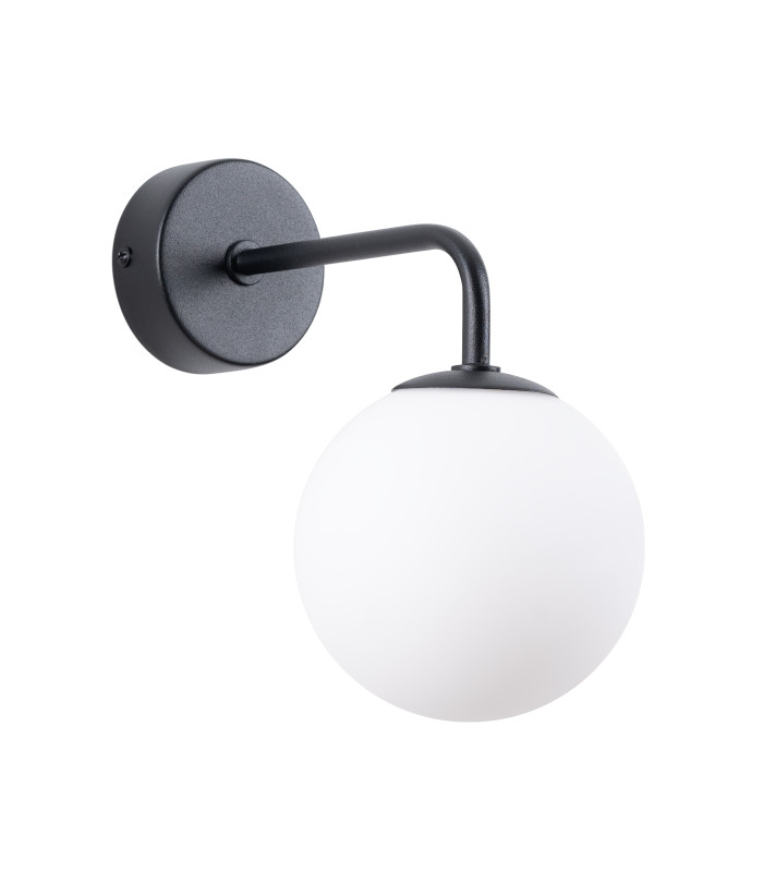 Astral Minimalist Globe Wall Lamp Black-1