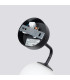 Astral Minimalist Globe Wall Lamp Black-4