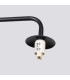 Astral Minimalist Globe Wall Lamp Black-5