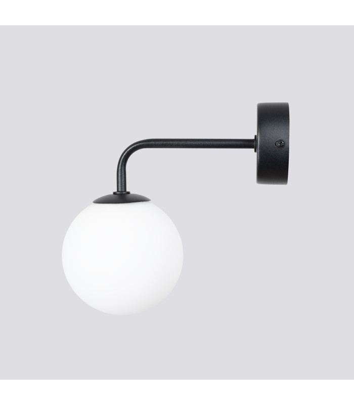 Astral Minimalist Globe Wall Lamp Black-6