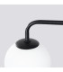 Astral Minimalist Globe Wall Lamp Black-7