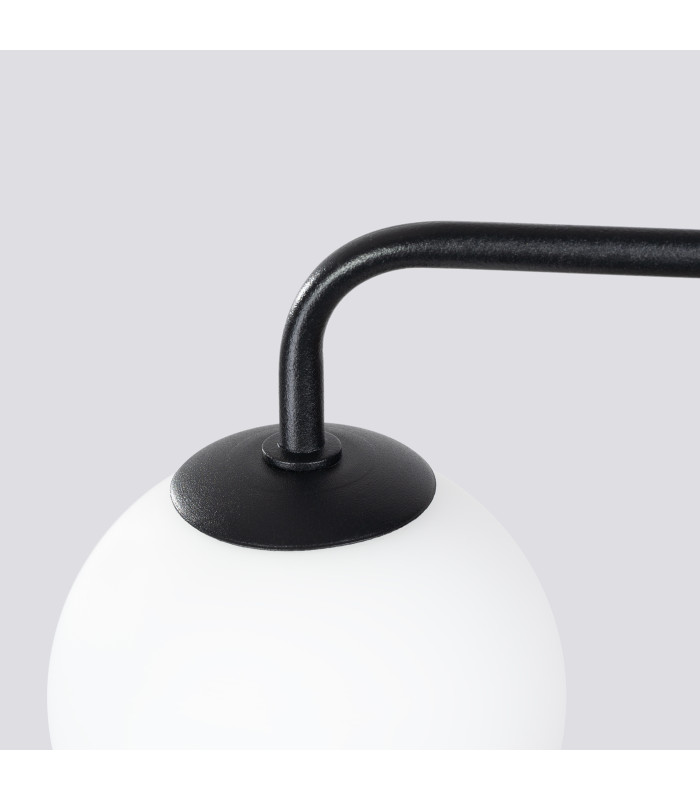 Astral Minimalist Globe Wall Lamp Black-7
