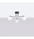 Astral Minimalist Semi Flush Ceiling 3 Light Black-2