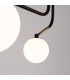 Astral Minimalist Semi Flush Ceiling 3 Light Black-4