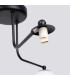 Astral Minimalist Semi Flush Ceiling 3 Light Black-7