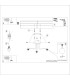 Astral Minimalist Semi Flush Ceiling 3 Light Black-9