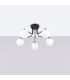 Astral Minimalist Semi Flush Ceiling 5 Light Black-2