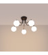 Astral Minimalist Semi Flush Ceiling 5 Light Black-3