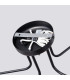 Astral Minimalist Semi Flush Ceiling 5 Light Black-5