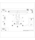 Astral Minimalist Semi Flush Ceiling 5 Light Black-9