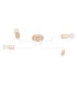 Timbo Loft Semi Flush Ceiling 4 Light White-1