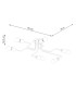 Timbo Loft Semi Flush Ceiling 6 Light White-8
