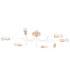Timbo Loft Semi Flush Ceiling 8 Light White-1