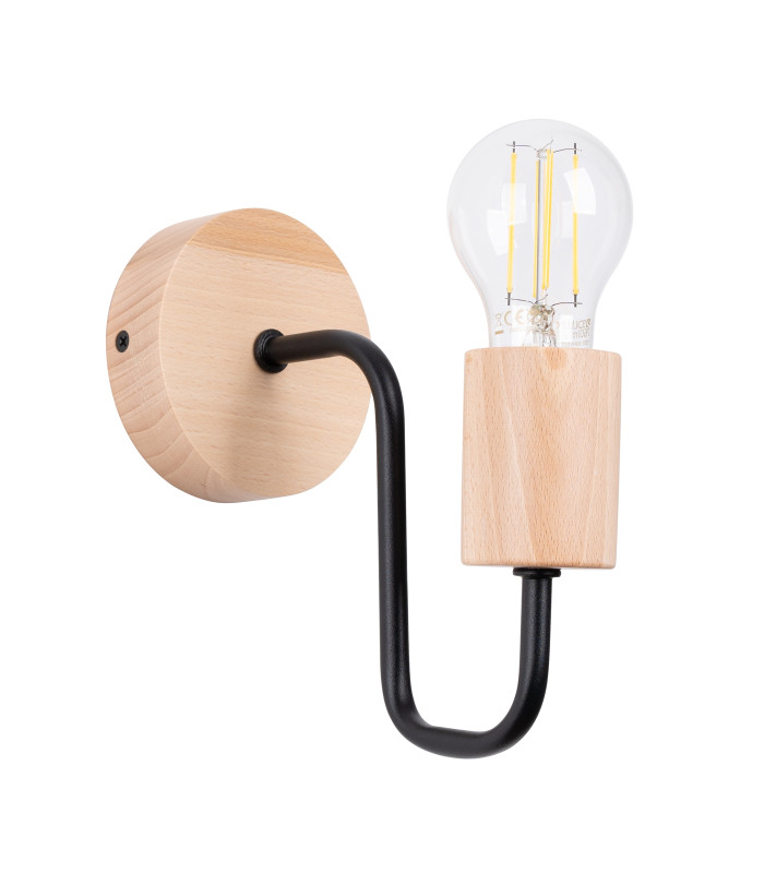 Timbo Loft Wall Lamp Black-1