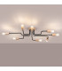 Timbo Loft Semi Flush Ceiling 8 Light Black-3