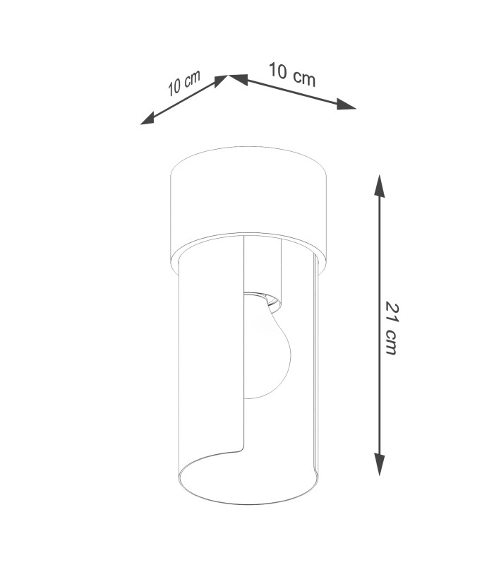 Flash Minimalist Ceiling Lamp White-8