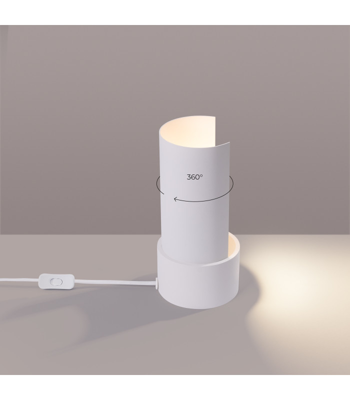 Flash Minimalist Desk Table Lamp Flash White-4