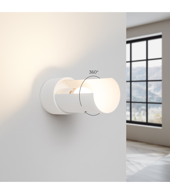 Flash Minimalist Wall Lamp White-4