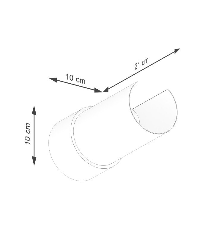 Flash Minimalist Wall Lamp White-8