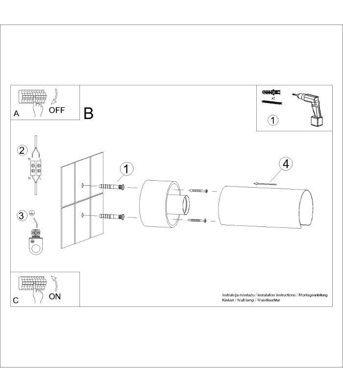 Flash Minimalist Wall Lamp White-9