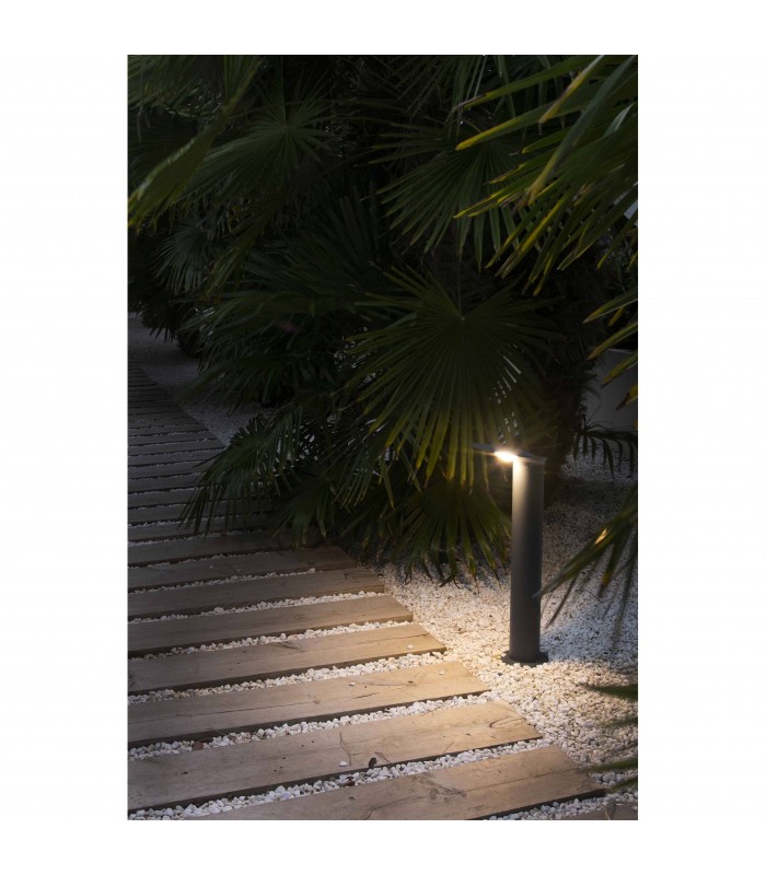 Outdoor LED Dark Grey Bollard Lamp 18W 3000K IP65 - 3