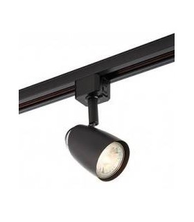 1 Light Track Head Light Only Matt Black, Chrome Plate