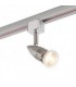 1 Light LED Track Head Light Only Satin Chrome Plate, Silver - 1