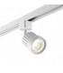 1 Light Track Integrated LED Head Light Only Matt White, Prismatic - 1