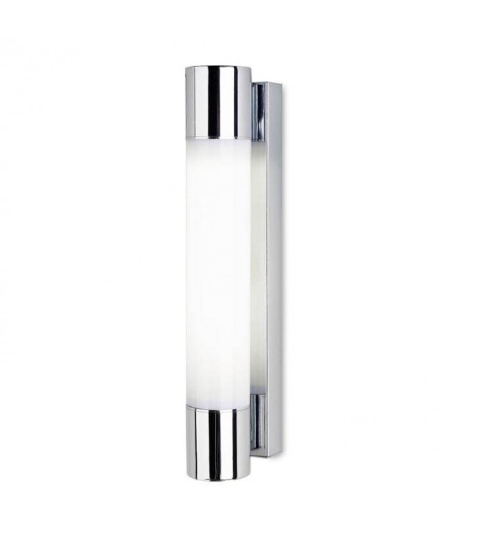 1 Light Bathroom Small Wall Light Chrome IP44 - 1