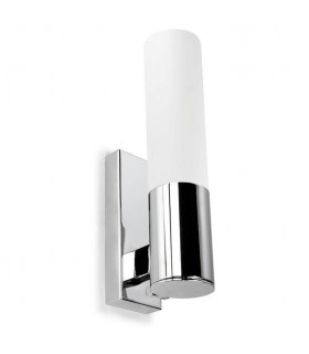 1 Light Bathroom Wall Light Chrome IP44, E14 - 1