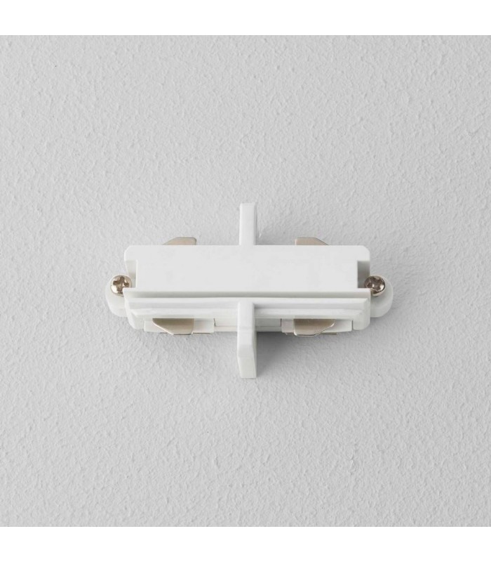 End to End Connector Track Lighting Matt White - 1