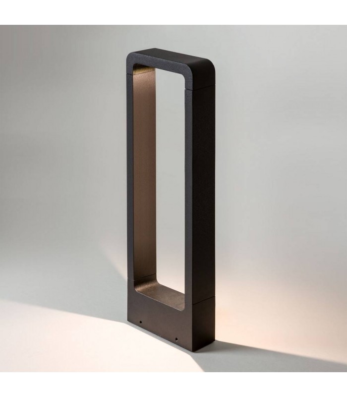 Outdoor LED Bollard Textured Black IP54 - 1