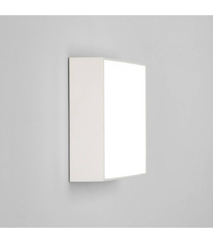 LED Outdoor Wall Light Textured White IP65 - 1