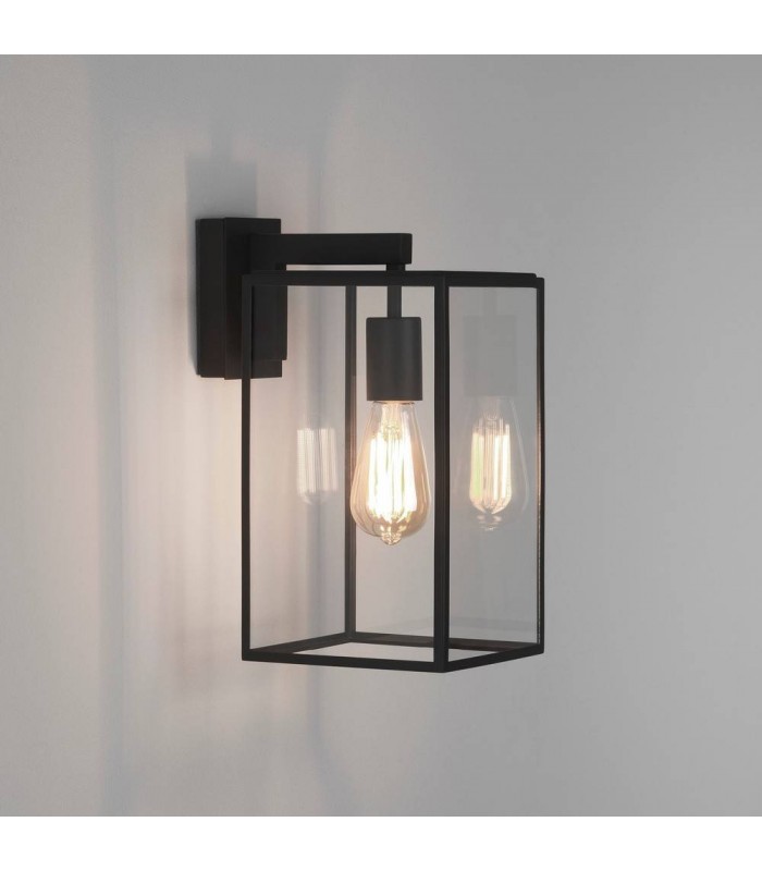 Outdoor Wall Light Textured Black IP23, E27 - 1