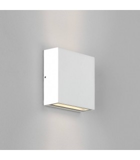 LED Outdoor Wall Light Textured White IP54 - 1