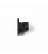 End Cap Track Lighting Matt Black - 1