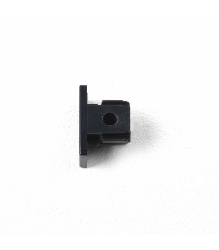 End Cap Track Lighting Matt Black - 1