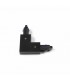 Corner Connector - Right Track Lighting Matt Black - 1