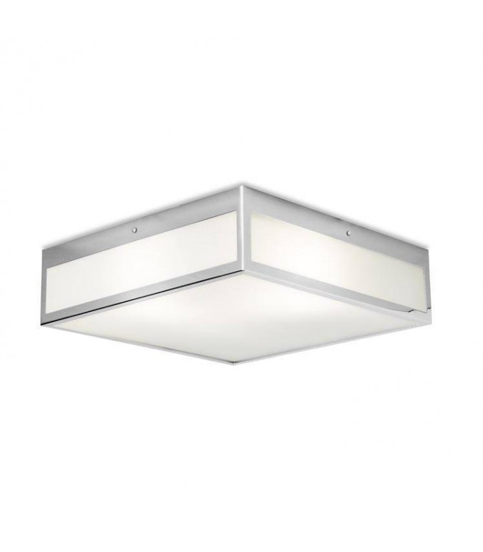 3 Light Large Bathroom Ceiling Light Chrome IP44, E27 - 1