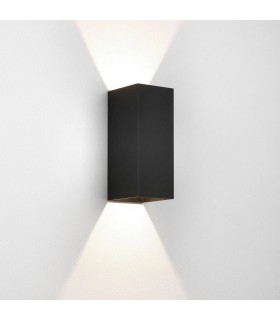 LED Wall Light Textured Black - 1