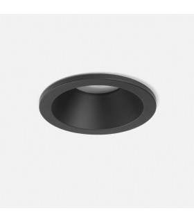 Bathroom Recessed Downlight IP65 Matt Black, GU10 - 1