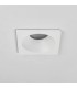 Square Recessed Downlight IP65 Matt White, GU10 - 1