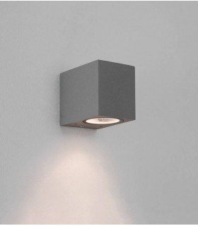 LED Outdoor Wall Light Textured Grey IP44, GU10 - 1