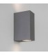 LED Outdoor Wall Light Textured Grey IP44, GU10 - 1