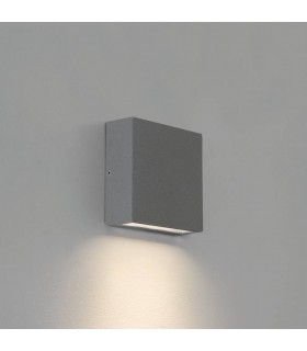 LED Outdoor Wall Light Textured Grey IP54 - 1
