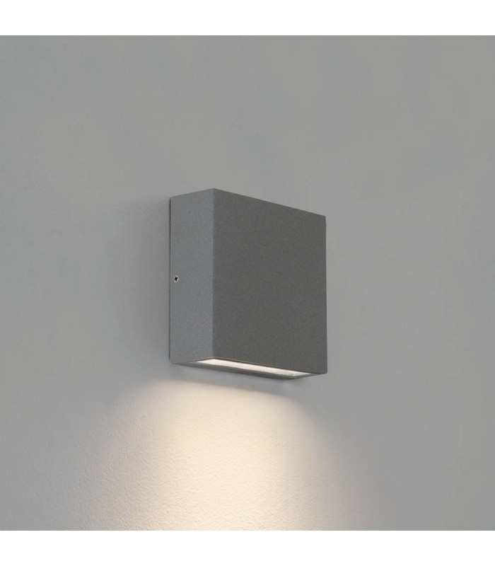 LED Outdoor Wall Light Textured Grey IP54 - 1