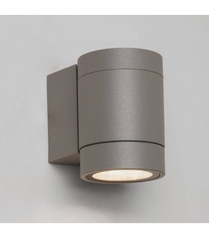 LED Outdoor Wall Light Textured Grey IP54 - 1