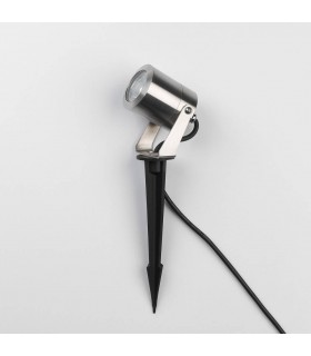 Outdoor LED Ground Light Brushed Stainless Steel IP65 - 1