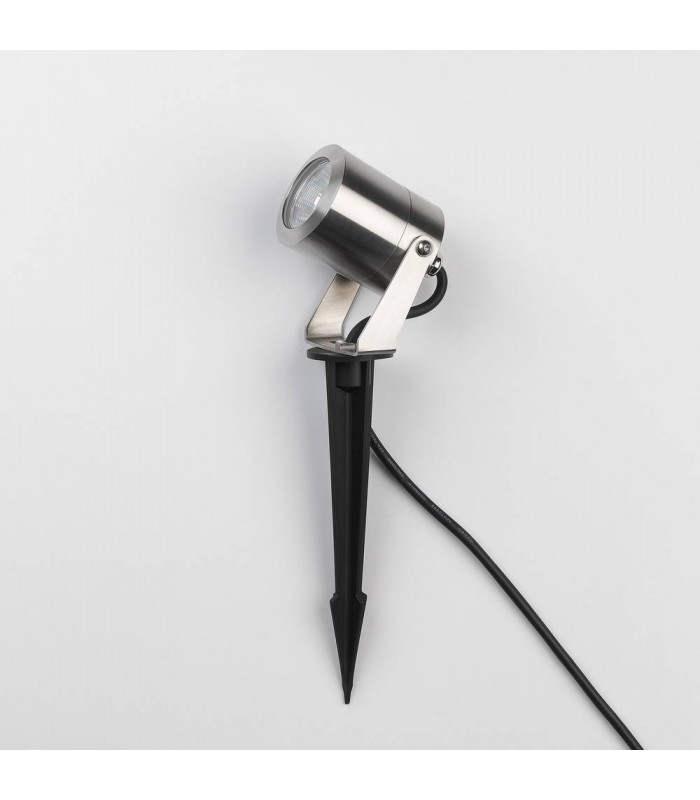 Outdoor LED Ground Light Brushed Stainless Steel IP65 - 1